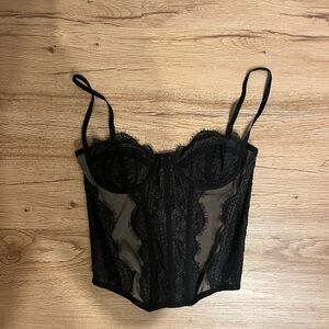 Urban Outfitters Black Corset